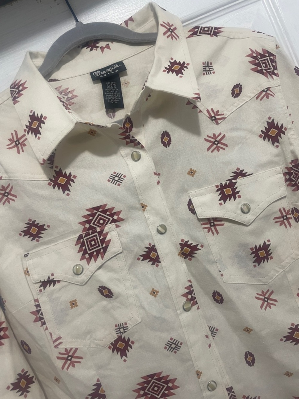 Vintage Wrangler Button Up Shirt